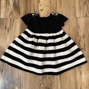 Little Me black formal dress - 3T